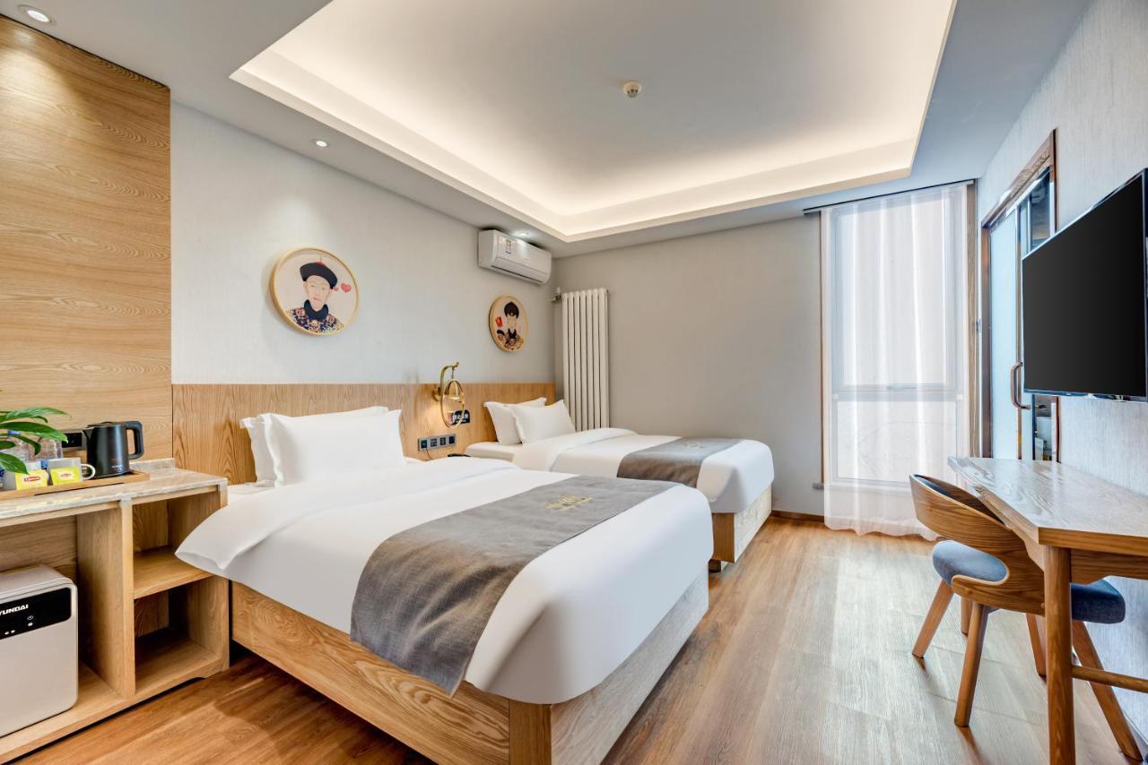 Happy Dragon City Culture Hotel -In The City Center With Ticket Service&Food Recommendation,Near Tian'Anmen Forbidden City,Wangfujing Walking Street,Easy To Get Any Tour Sights In Peking Kültér fotó